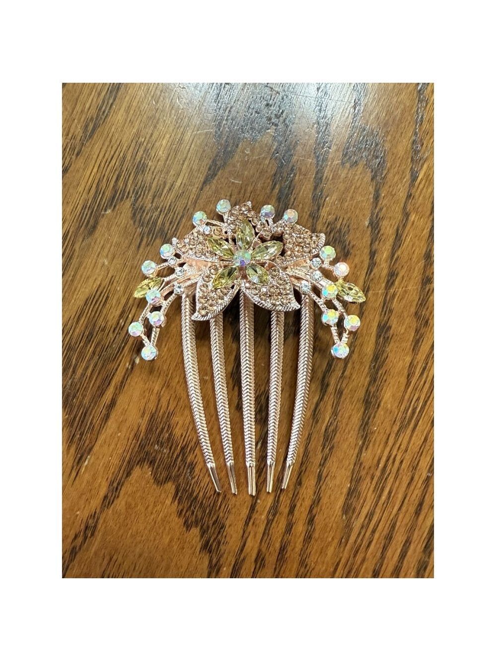 Hair Comb Accessory Rhinestones Bling - Picture 3 of 5